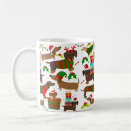 Taza De Café Navidades Dachshund