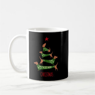 Taza De Café Navidades Dachshund Tree T Shirt Funny Pajamas Xma