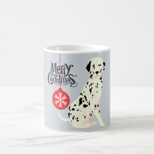 Taza De Café Navidades Dalmatian