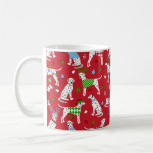 Taza De Café Navidades Dalmatian