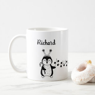 Taza De Café Navidades dan a la pareja recién casada Minimalist