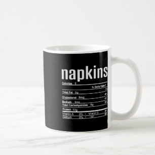 Taza De Café Navidades de Acción de Gracias Napkins Nutrition F