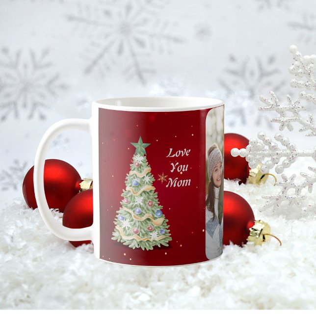 Taza De Café Navidades de acuarela encantadores festivos (Subido por el creador)