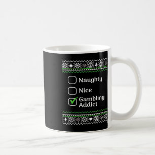 Taza De Café Navidades de Adictos al Juego traviesos