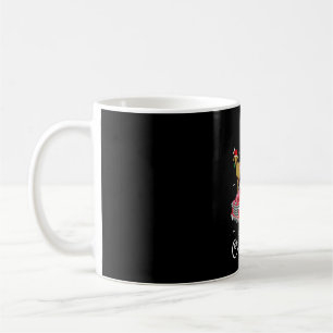 Taza De Café Navidades de autos rojos en Goat Rides