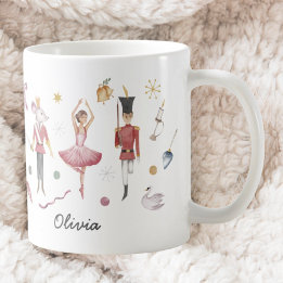 Taza De Café Navidades de ballet de nueces regalo de Ballerina