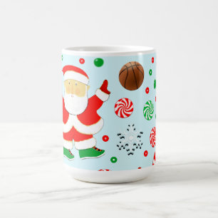 Taza De Café Navidades de baloncesto