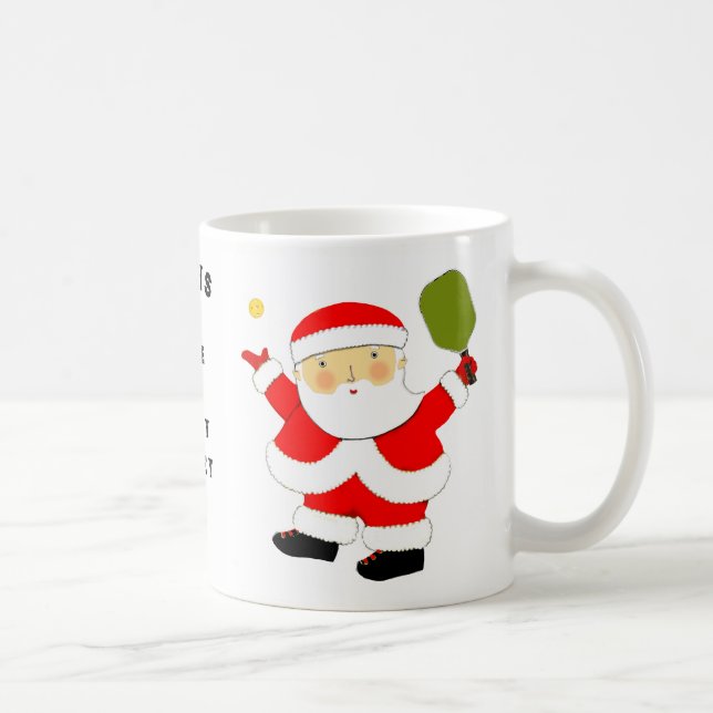 Taza De Café Navidades de baloncesto (Derecha)