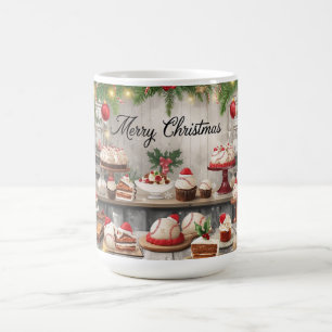 Taza De Café Navidades de béisbol con temática para jugador