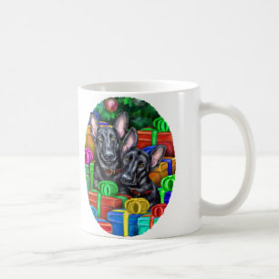 Taza De Café Navidades de Blk de Shepherd Open Gifts de Alemani