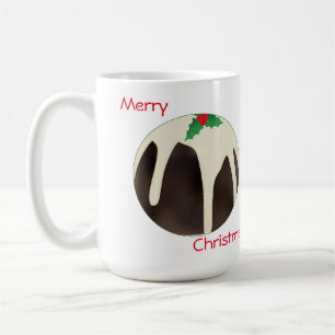 Taza De Café Navidades de bowling en césped Pudding,