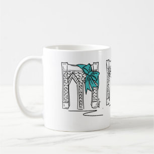 Taza De Café Navidades de Brooklyn Bridge NYC Hanukkah Holiday