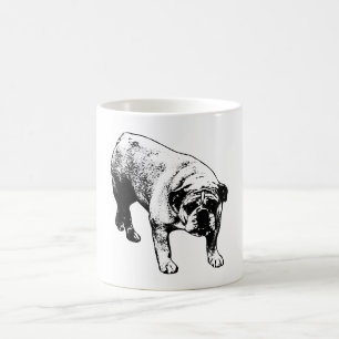 Taza De Café Navidades de bulldog