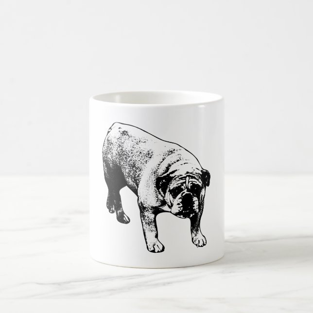 Taza De Café Navidades de bulldog (Centro)