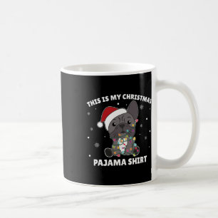 Taza De Café Navidades De bulldog Estos Son Mis Navidades Pajam