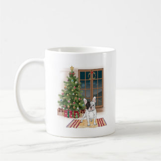 Taza De Café Navidades de Bulldog francés aburrido