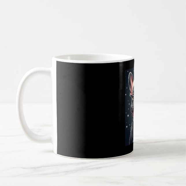 Taza De Café Navidades de Bulldog franceses lanzan camiseta (Izquierda)