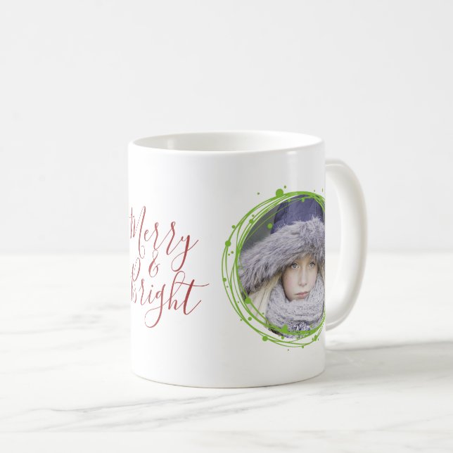 Taza De Café Navidades de burbujas de nieve usan café de vacaci (Anverso derecho)