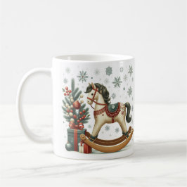 Taza De Café Navidades de caballo de rock