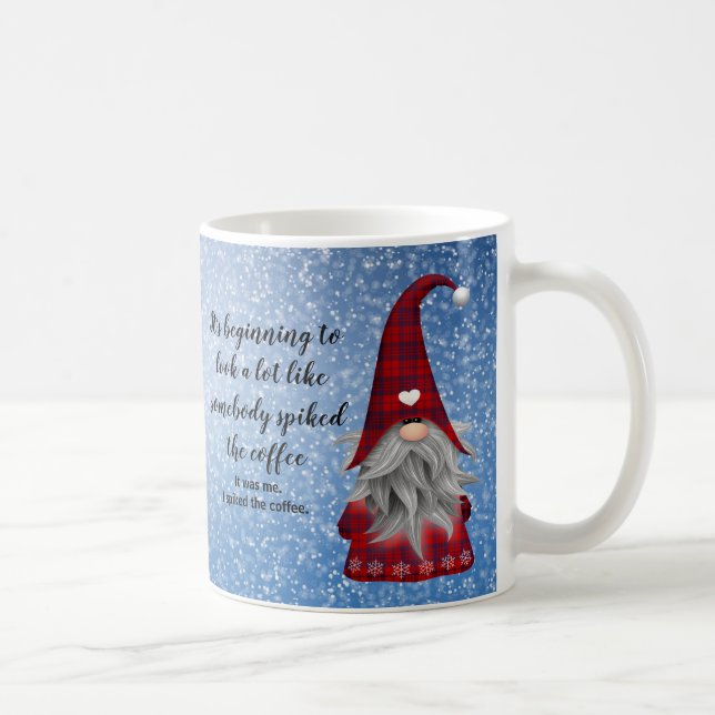 Taza De Café Navidades de café divertidos y arañados (Derecha)