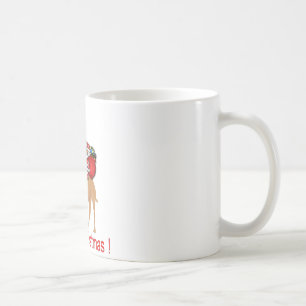 Taza De Café Navidades de camellos de Hump Day con Santa