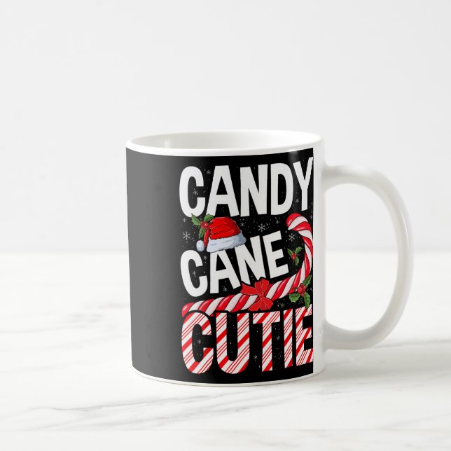 Taza De Café Navidades de Candy Cane Cutie Noches Mujeres Chica (Derecha)