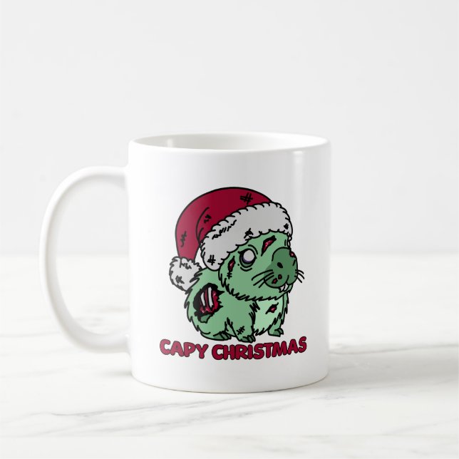 Taza De Café Navidades de Capybara (Izquierda)