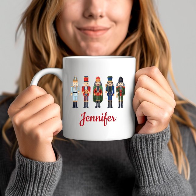 Taza De Café Navidades de cazatalentos (Cute Nutcracker Christmas Coffee Mug)
