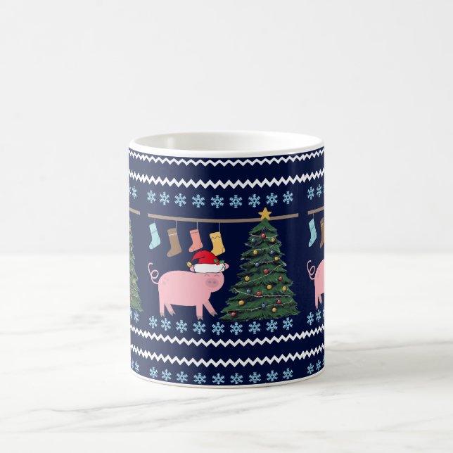 Taza De Café Navidades de cerdo (Centro)
