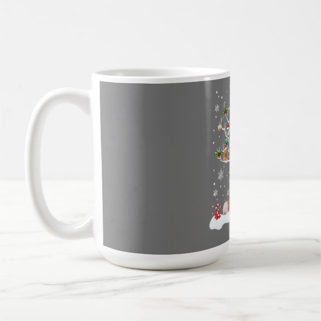Taza De Café Navidades De Cerdo De Guinea En La Cabra De Invier (Izquierda)