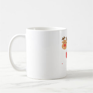 Taza De Café Navidades de compañía Santa Claus, reno y gingerbr