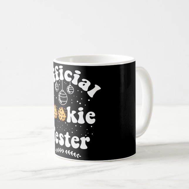 Taza De Café Navidades de Cookie Tester Cookie Aovers (Anverso derecho)