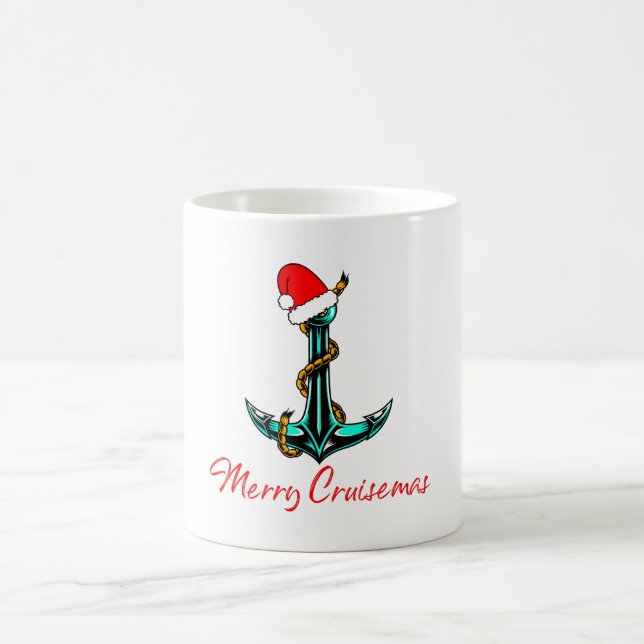 Taza De Café Navidades de crucero para familias (Centro)