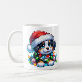 Taza De Café Navidades de Cute Bernese Mountain Dog