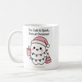 Taza De Café Navidades de Cute Kawaii Ghost