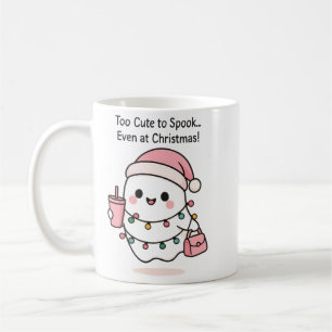 Taza De Café Navidades de Cute Kawaii Ghost