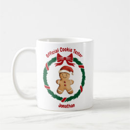 Taza De Café Navidades de Cute Official Cookie Tester