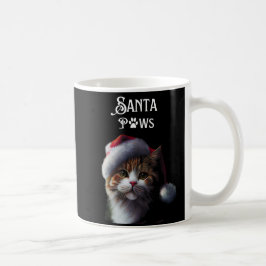 Taza De Café Navidades de Cute Santa Paws