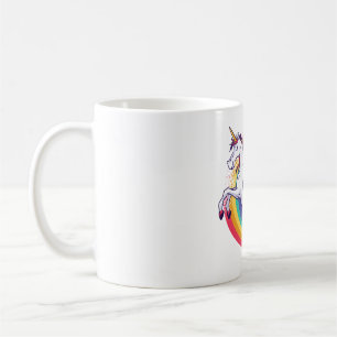 Taza De Café Navidades de Cute Santa Unicorn