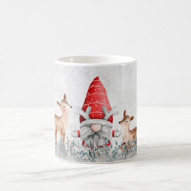 Taza De Café Navidades De Deer Y Gnome Coffee Mug (Centro)