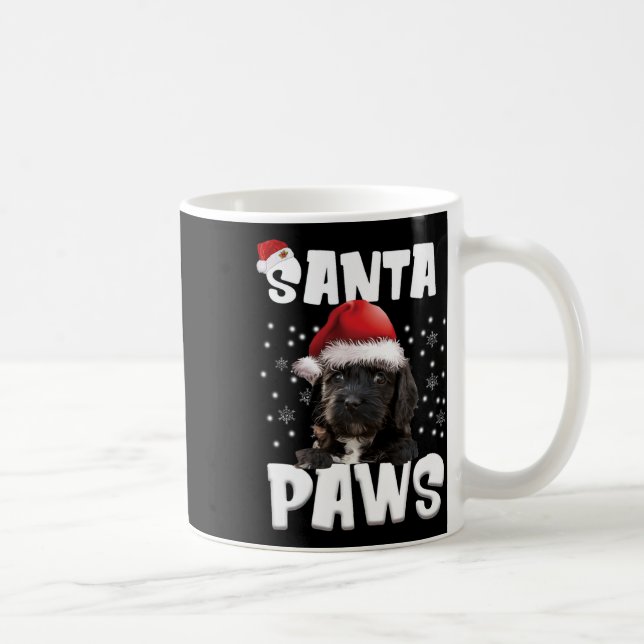 Taza De Café Navidades de Diversión Apoo Iluminan Perro Perro P (Derecha)