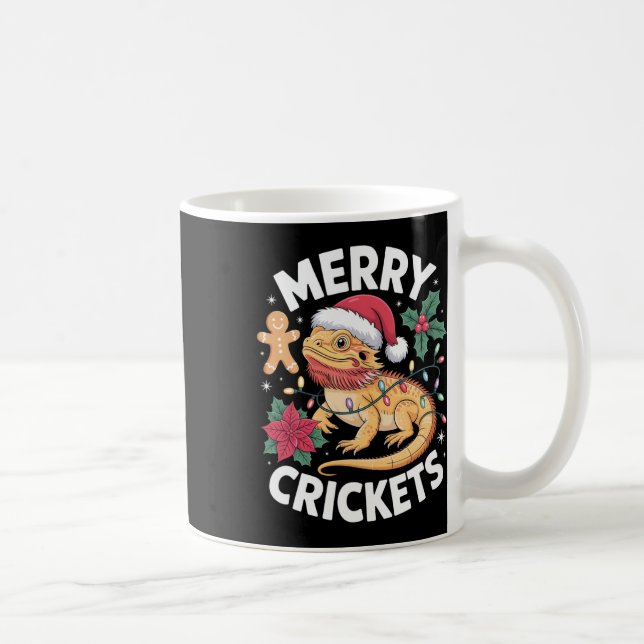 Taza De Café Navidades de dragón con barba (Derecha)