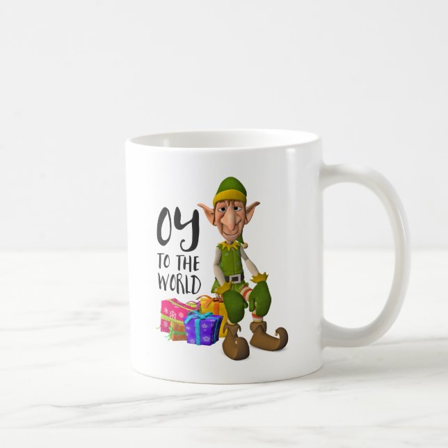 Taza De Café Navidades de Elf divertidos de Santa (Derecha)