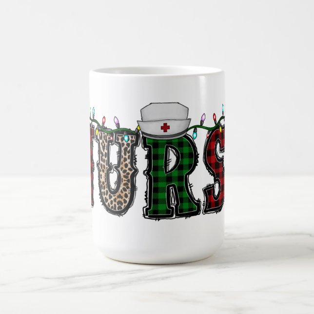Taza De Café Navidades de enfermería (Centro)