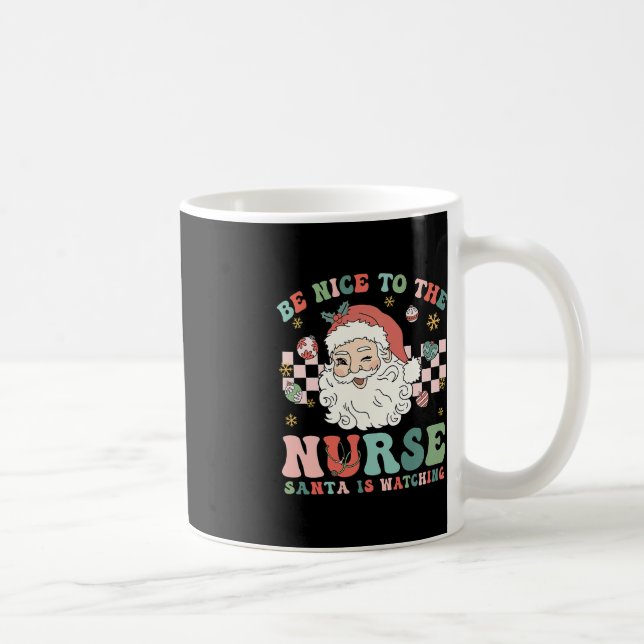 Taza De Café Navidades De Enfermería Estén Bien Con La Enfermer (Derecha)