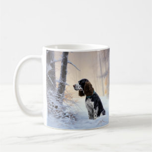 Taza De Café Navidades de English Springer Spaniel Let It Snow