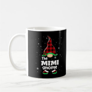 Taza De Café Navidades de familia Mimi Gnome Buffalo Plaid que 