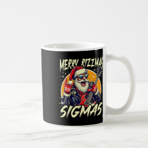 Taza De Café Navidades de Feliz Rizzmas Rizz Guay Santa Sungles
