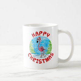 Taza De Café Navidades de Flamingo Naturaleza silvestre Esquina
