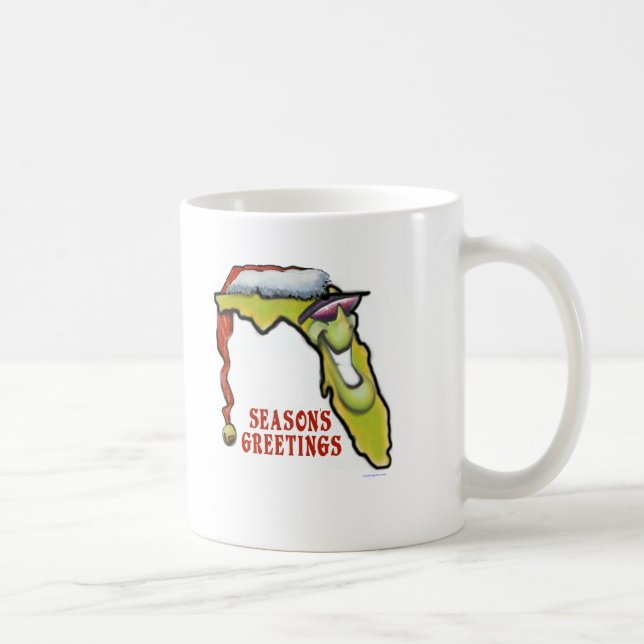 Taza De Café Navidades de Florida (Derecha)